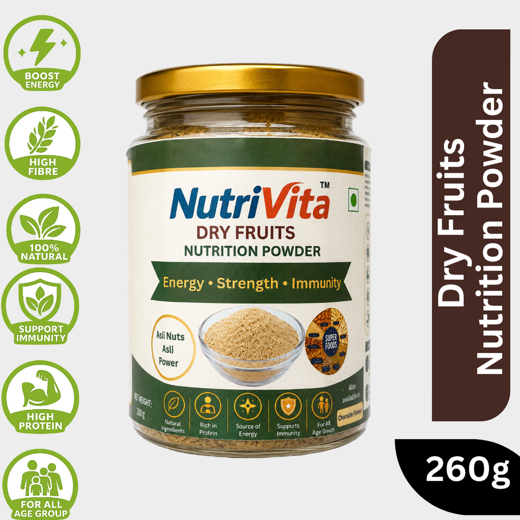 Nutrition Energy Dry Fruits Powder 260g In Jar