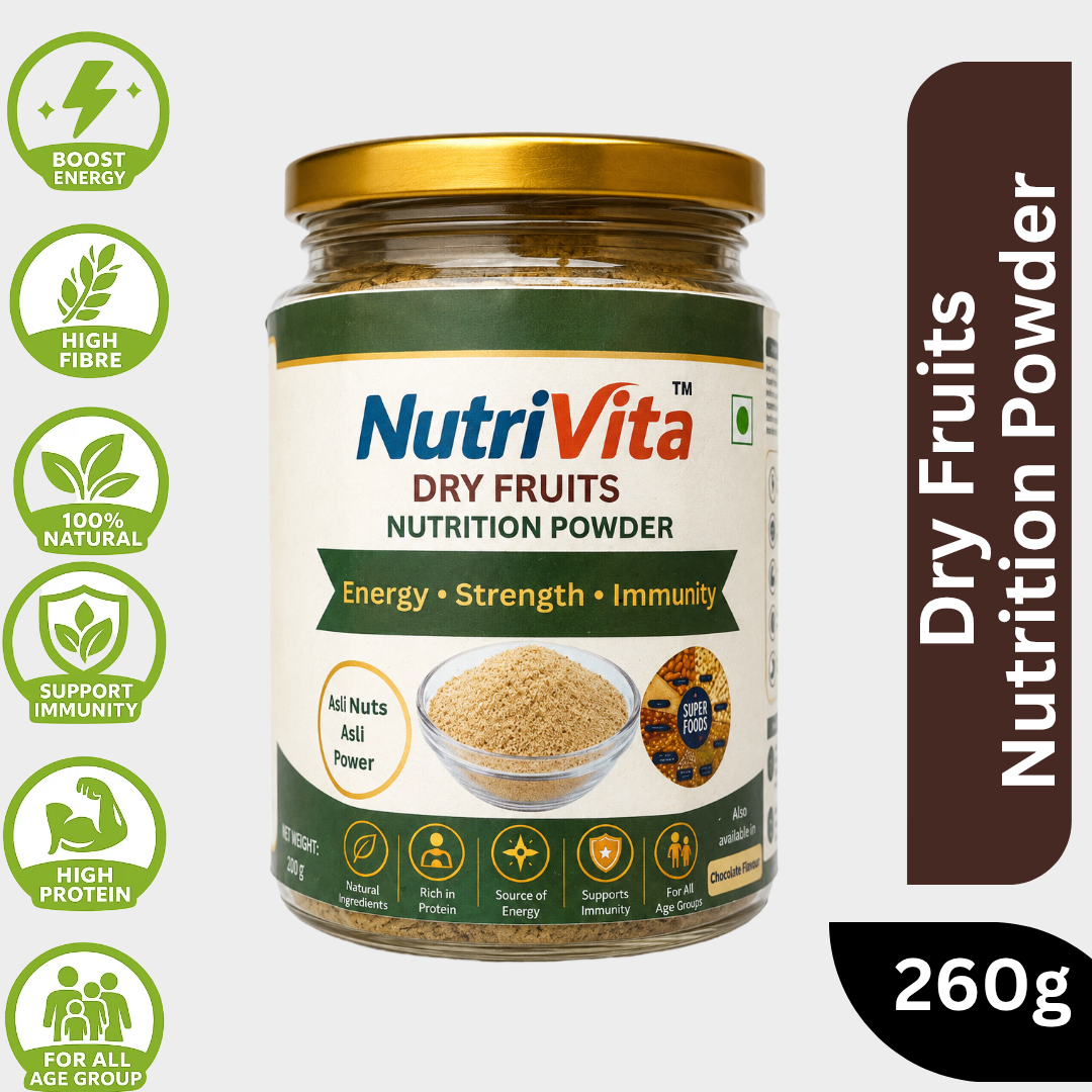 Nutrition Energy Dry Fruits Powder 260g In Jar