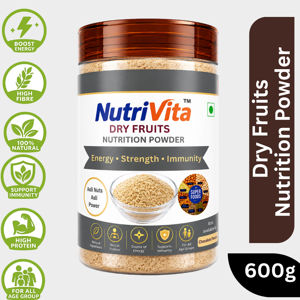 Nutrition Energy Dry Fruits Powder 600g In Jar