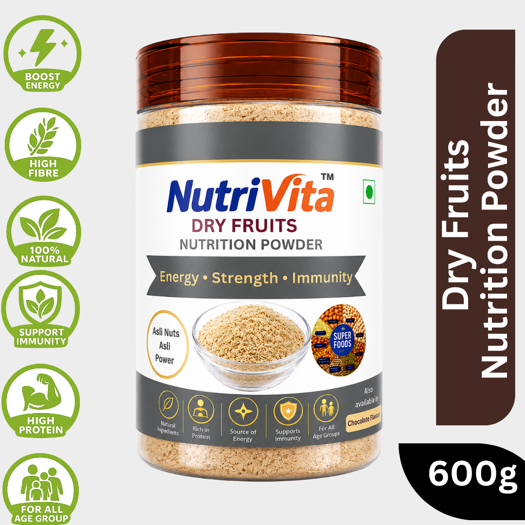 Nutrition Energy Dry Fruits Powder 600g In Jar