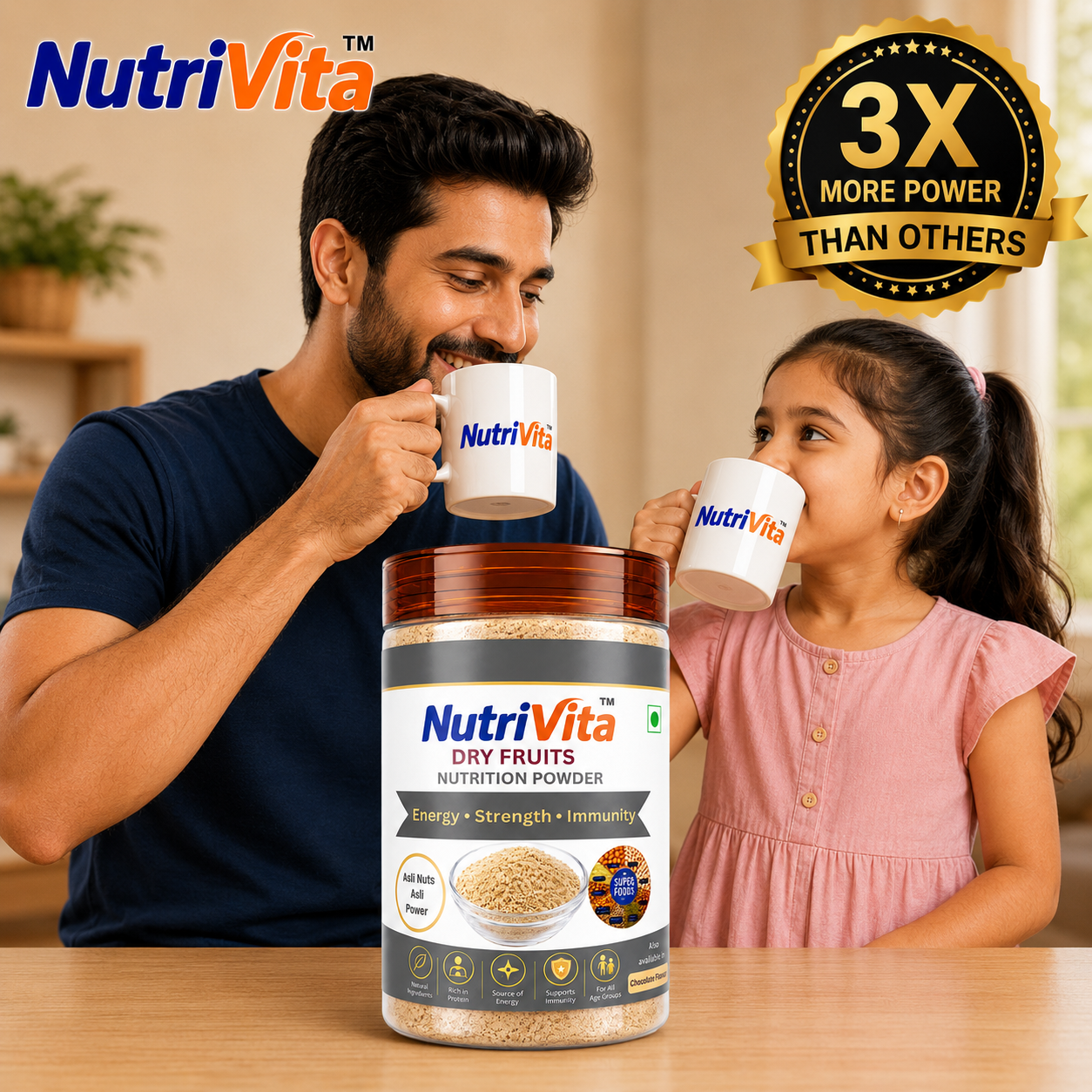 Nutrition Energy Dry Fruits Powder 300g In Jar